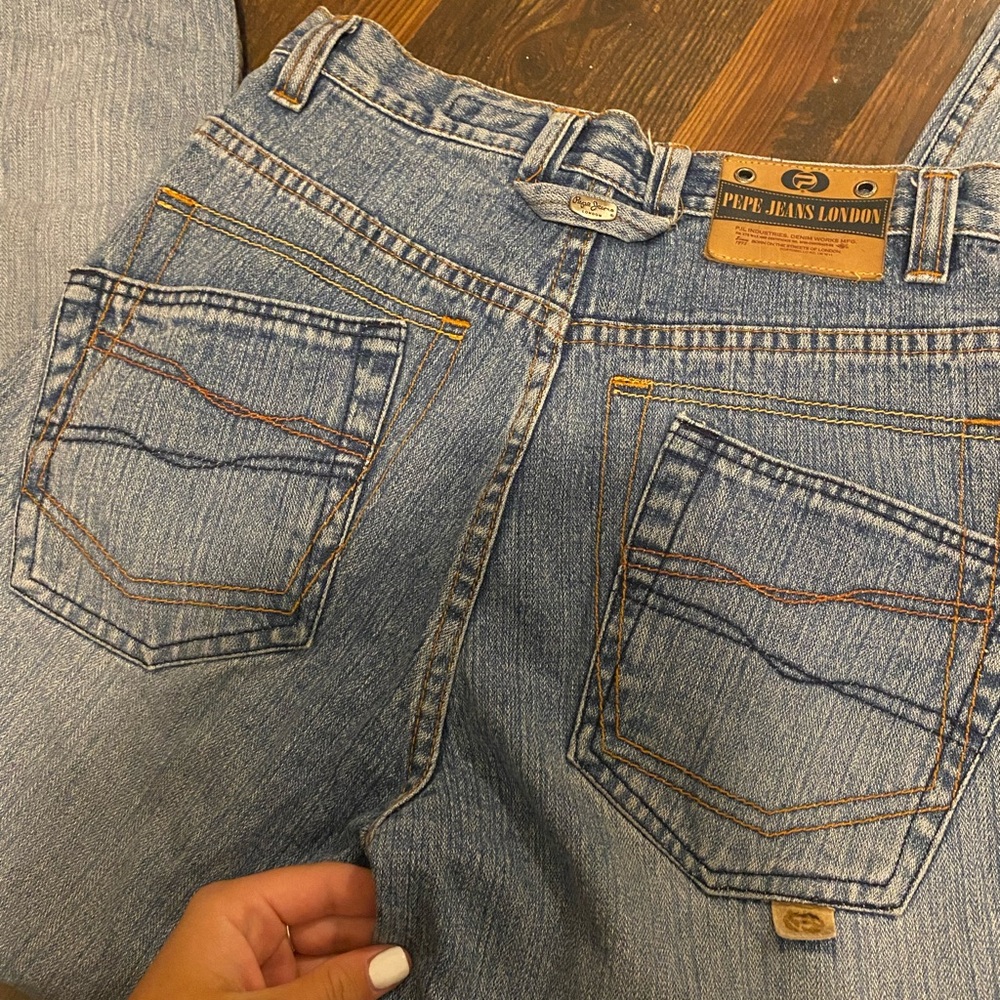 Pepe Jeans Blue Straight Leg Classic Denim